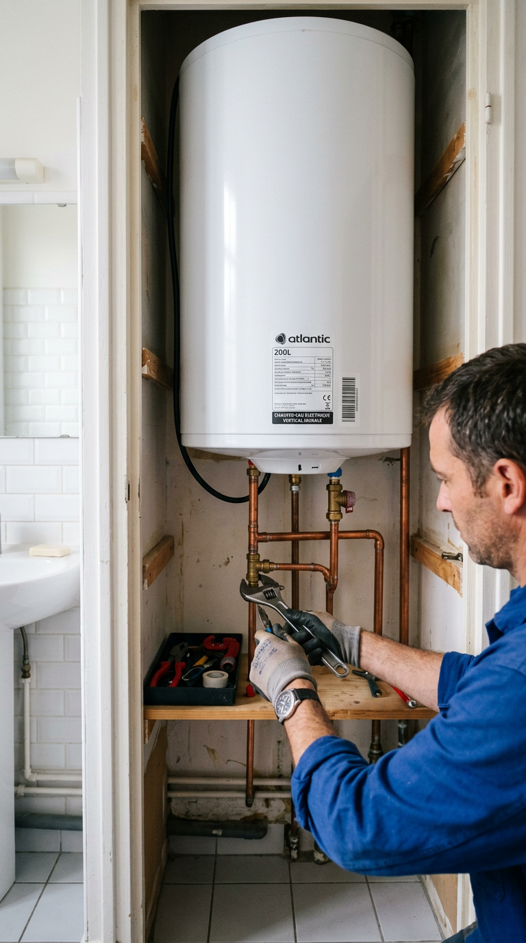 Remplacement de cumulus par un chauffagiste à Évry-Courcouronnes 91