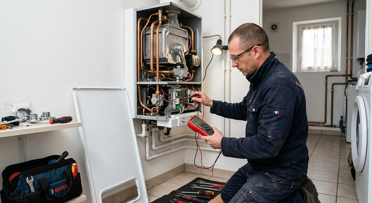 Réparation de chaudière gaz par un chauffagiste à Évry-Courcouronnes 91