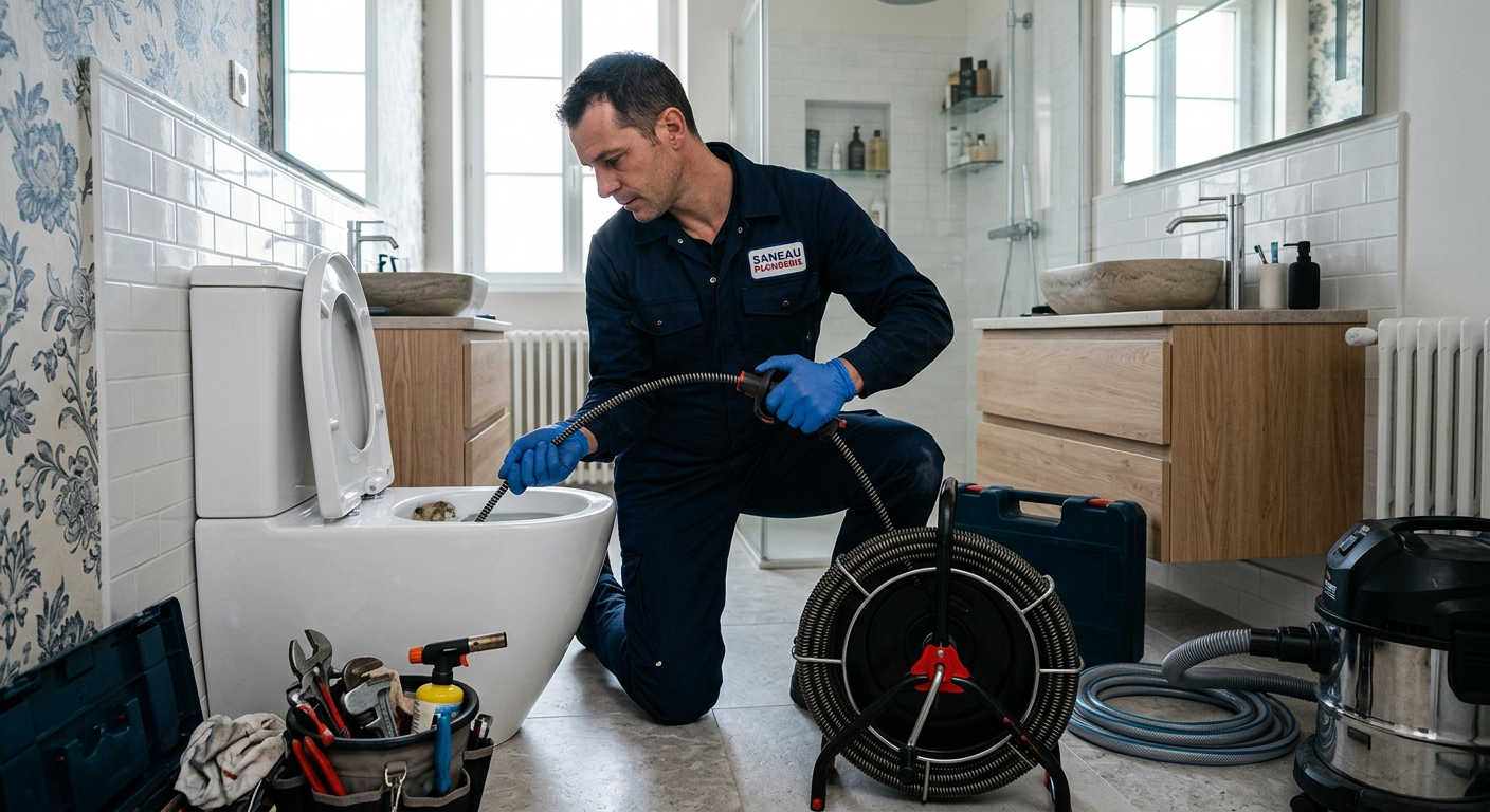 Débouchage de WC bouchés par un plombier à Évry-Courcouronnes 91