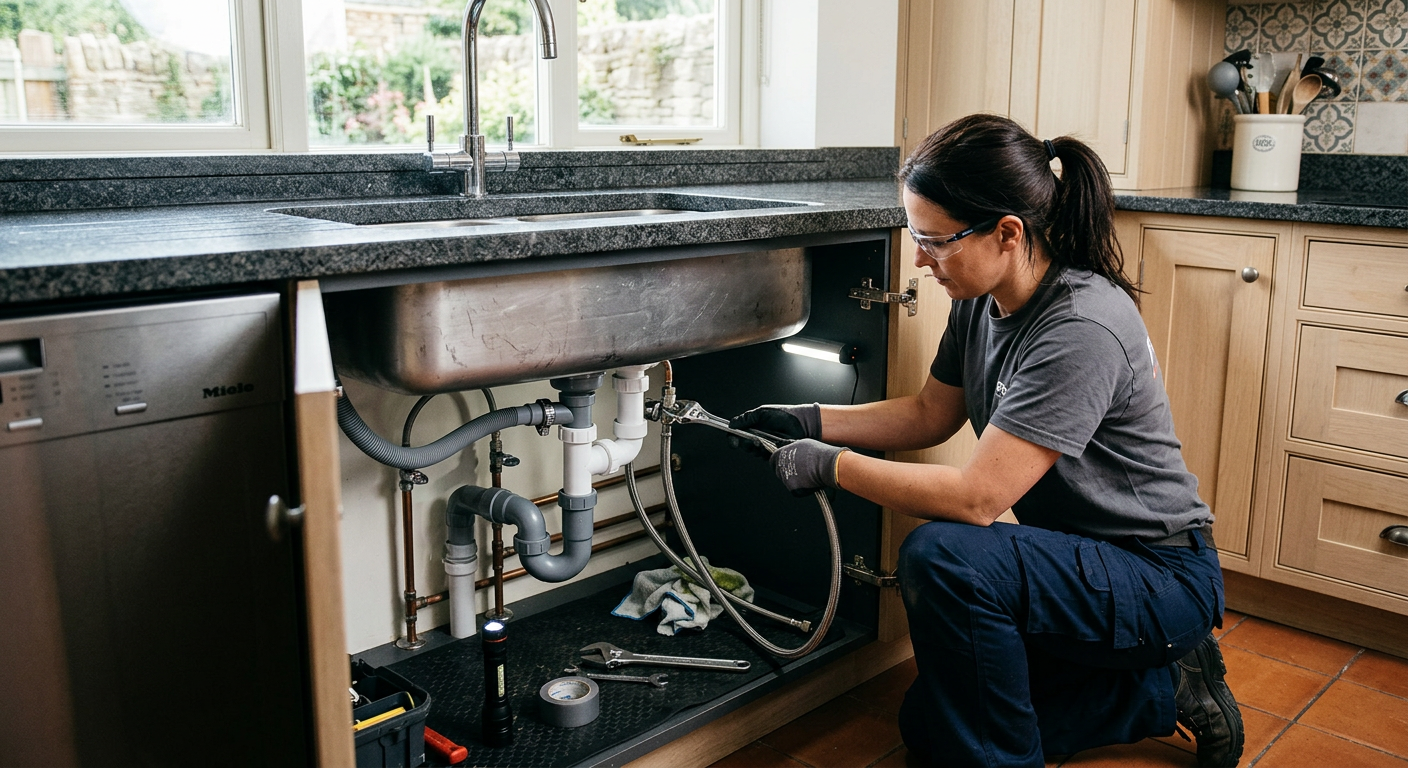 Raccordement plomberie cuisine avec pose d'évier à Évry-Courcouronnes 91